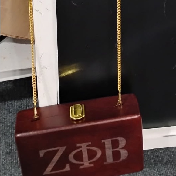 Zeta Phi Beta wood 3 in 1 handbag 1 Day Sale - Picture 4 of 4
